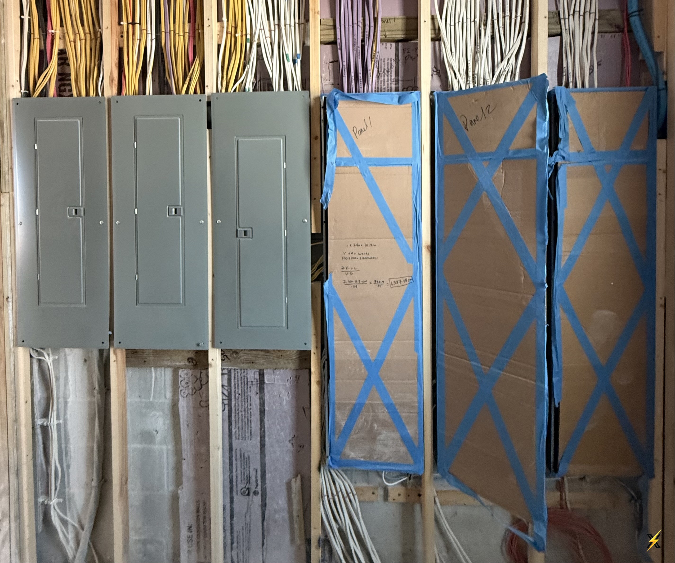Sistema Lutron y Múltiples Paneles — Nueva Construcción