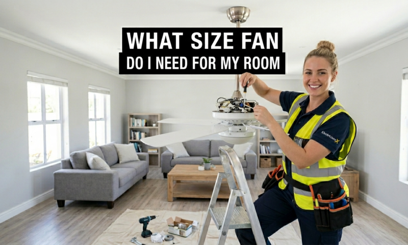 Ceiling fan size guide — how to choose the right fan for your room size