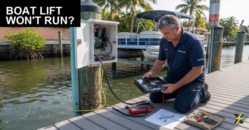 Boat Lift Won't Run: Electrical Problems vs. Mechanical Problems