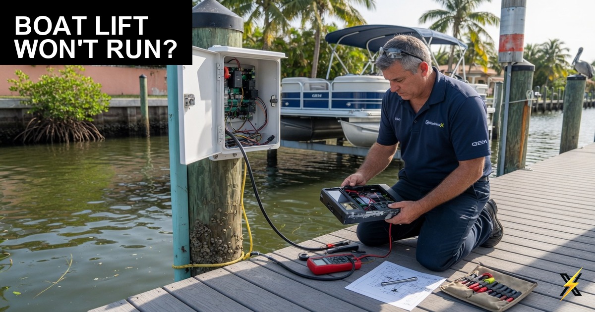 Boat Lift Won't Run: Electrical Problems vs. Mechanical Problems