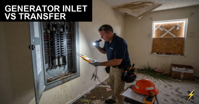 Generator Inlet vs. Transfer Switch: What Fort Myers Homeowners Actually Need