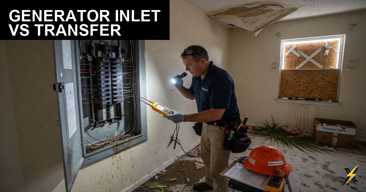 Generator Inlet vs. Transfer Switch: What Fort Myers Homeowners Actually Need